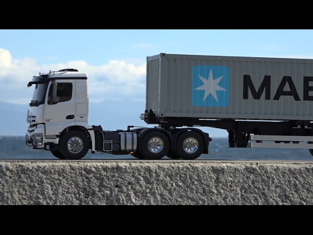 Mercedes-Benz Arocsタミヤ RC トレーラーキャビン フルオペ Mercedes