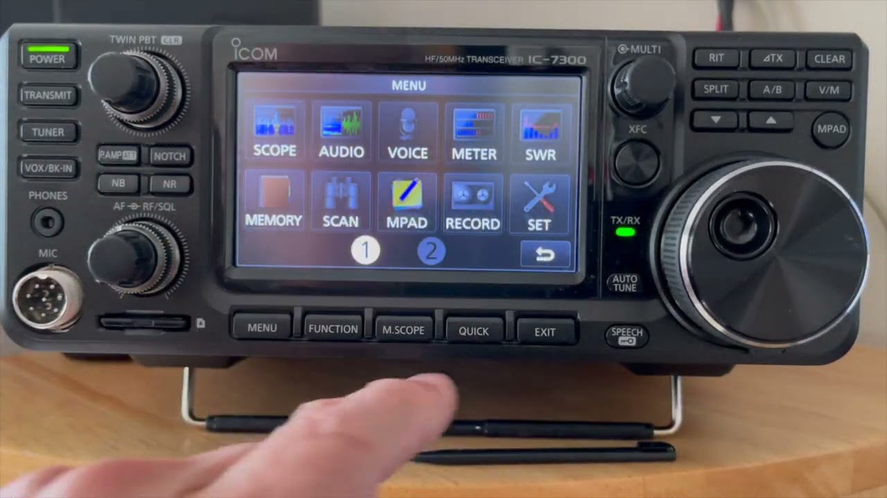 ICOMアイコム☆IC-7300S 10W オールモード機 ICOMアイコム☆IC-7300S