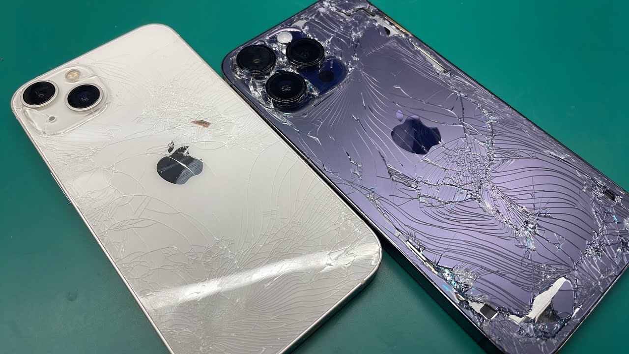 SIMフリー iPhone 13 Pro Max 256GB 背面割れ 背面割れのあるiPhone