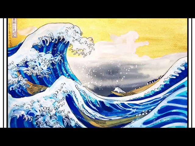 Ukiyo-e that even elementary school students can copy and draw