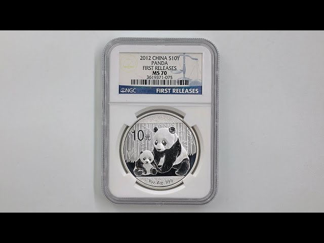 2015年 中国パンダ銀貨 10元 コインMS70 最高位 2015年 中国パンダ銀貨