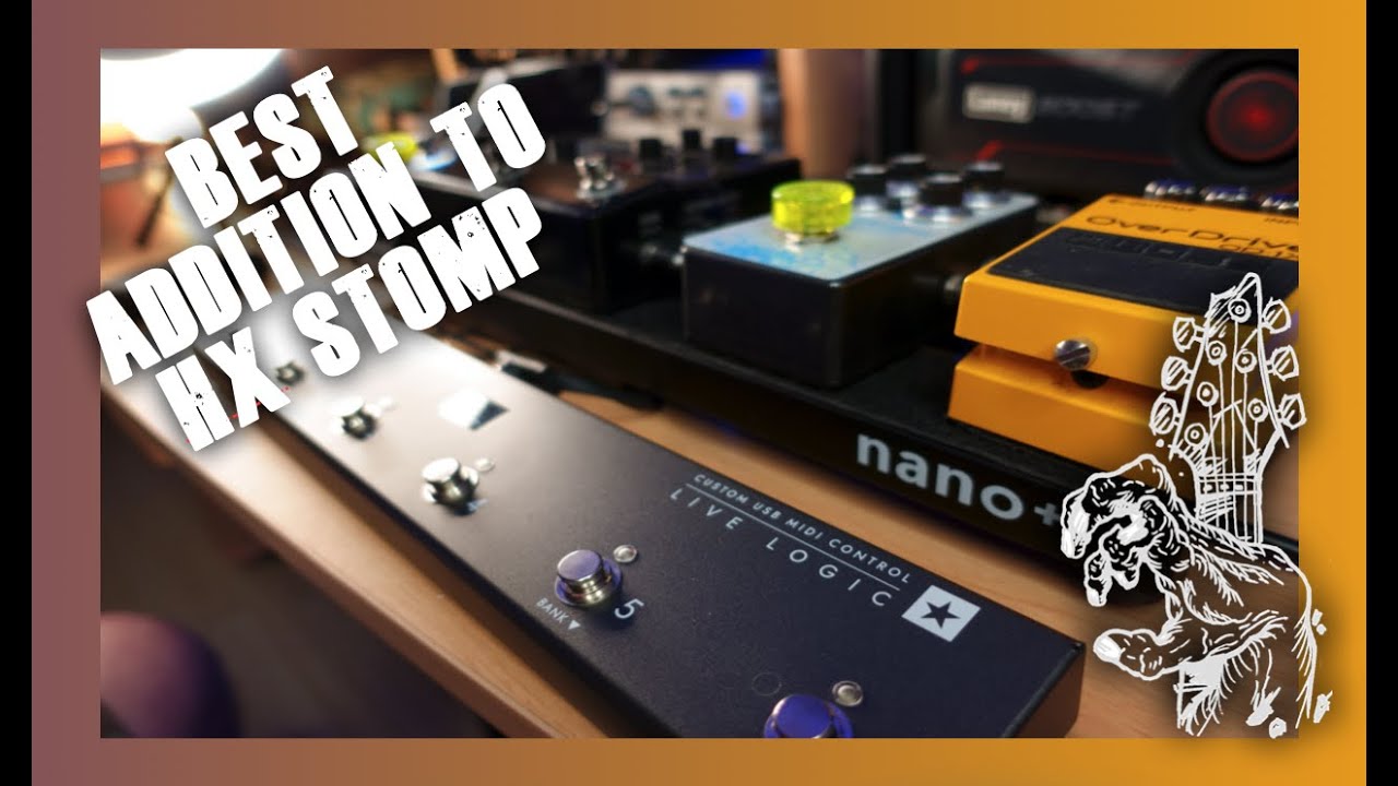 Blackstar live logic midi controller, if you have a HX stomp you