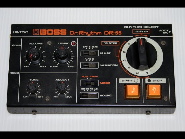 BOSS Dr.Rhythm DR-55 Rough Sound Check ／ ボス ドクター・リズム DR