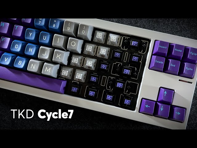 TKD Cycle7 Keyboard: Sound Test & Review with Linear and Clicky