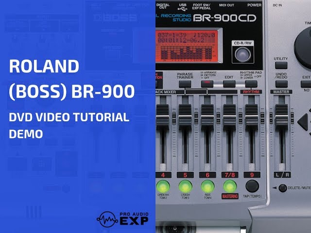 Roland (Boss) BR-900 DVD Video Tutorial Demo Review Help - YouTube
