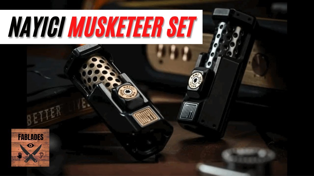 Nayici Musketeer Set Slider Fidget Toy. Fablades Full Review - YouTube