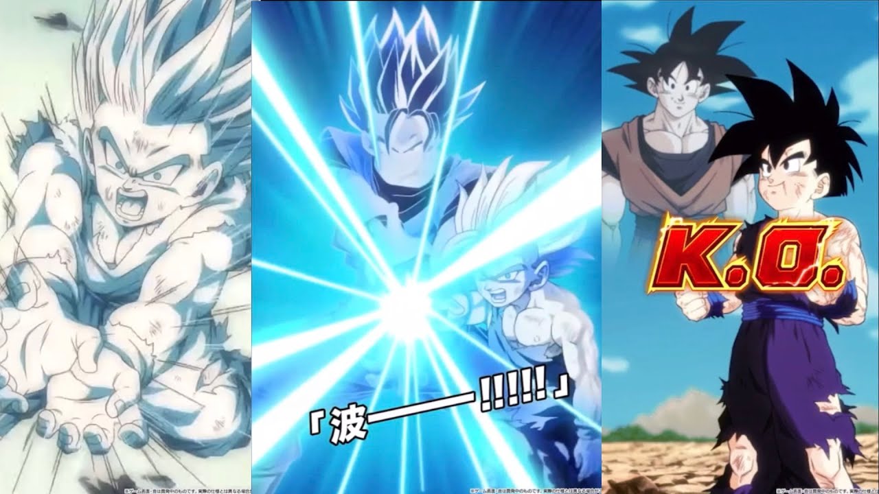 孫悟空 孫悟飯 孫悟天 親子かめはめ波 10/10 フュージョンワールド