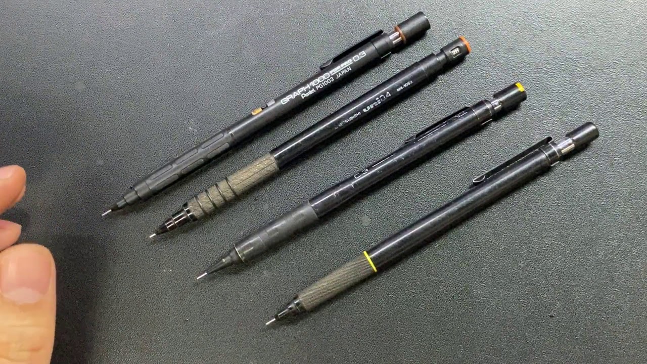 廃盤シャーペン0.5mm 3本セット バラ売り ドラフィックス1000 など