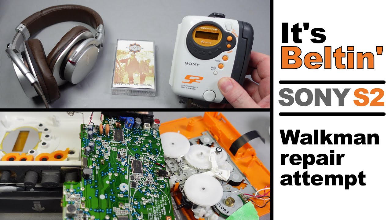 SONY S2 Sports Walkman repair attempt - YouTube