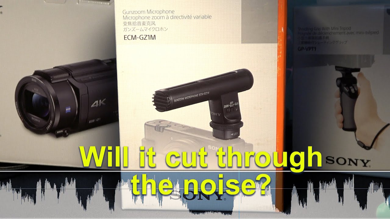 Sony Gunzoom Microphone ECM-GZ1M a must for your camera? - YouTube