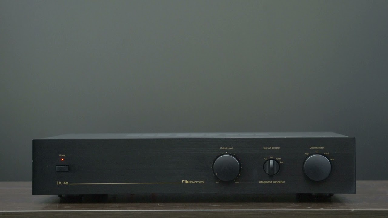 Nakamichi IA-4s ￥34,800(1994年発売), 10Hz～40kHz. - YouTube