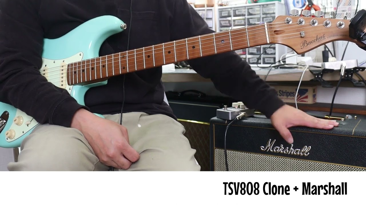 TSV808でマーシャルをブーストする - YouTube