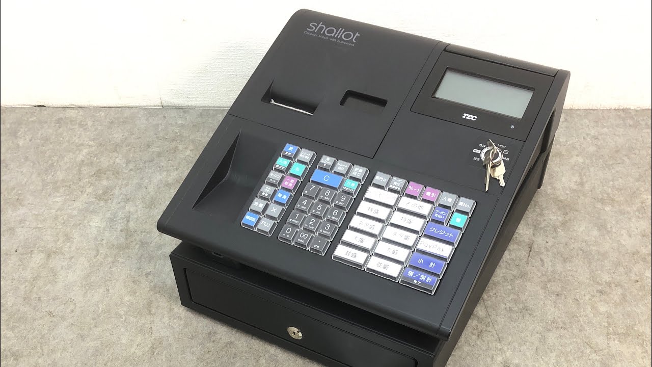東芝TEC テック Shallot MA-700 レジスター ドロワキー付き