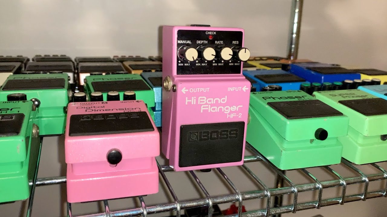 The Japanese Pedal Show: Boss HF-2 Hi Band Flanger - YouTube