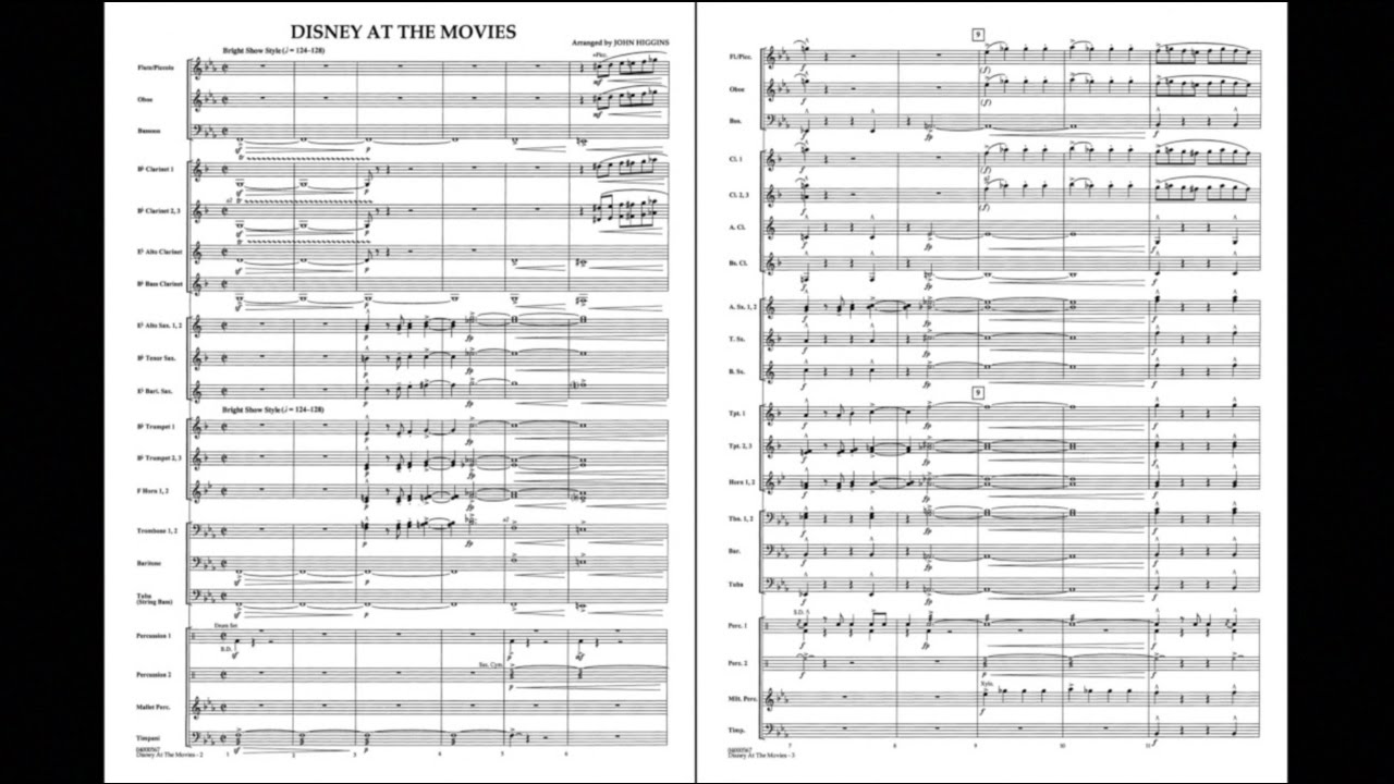 Disney at the Movies arranged by John Higgins - YouTube