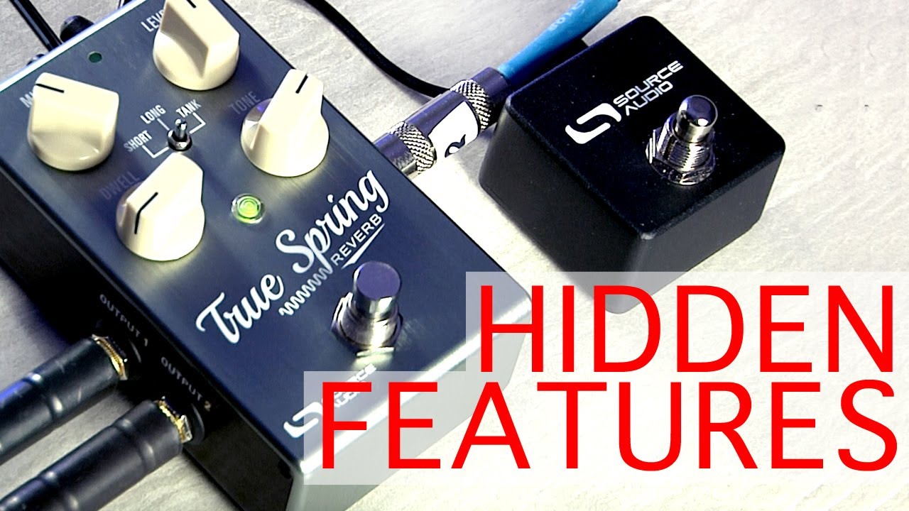 True Spring Reverb: Hidden Features - YouTube