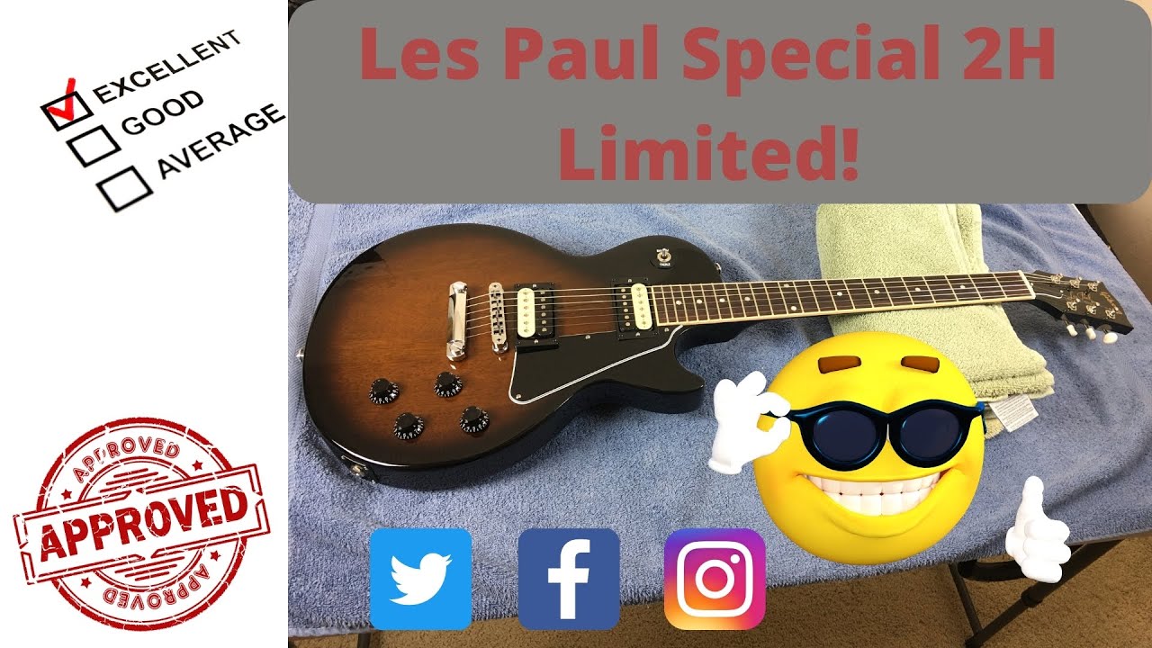 😎2016 Gibson Les Paul Special Plus 2H Limited Edition Unboxing