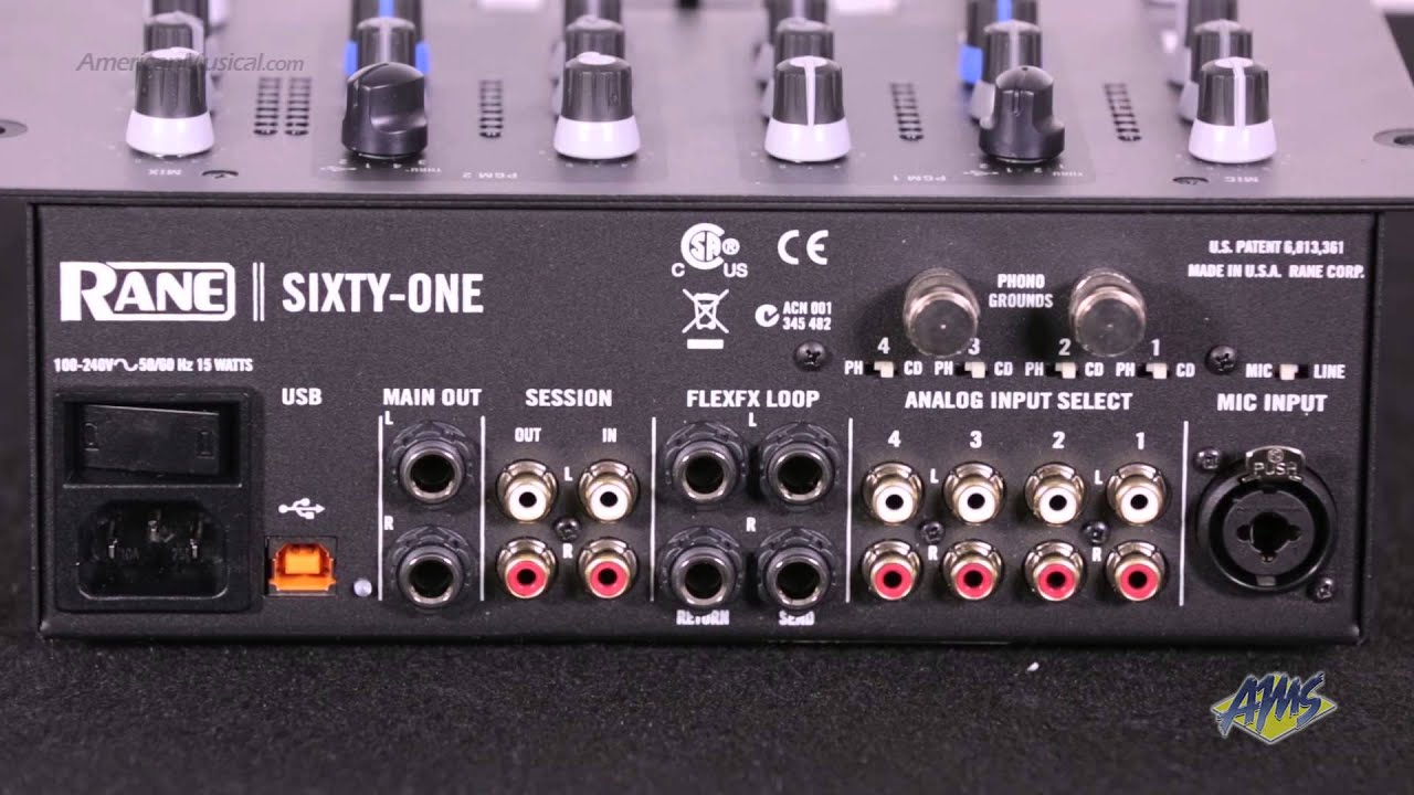 Rane Sixty-One DJ Mixer for Serato - Rane Sixty-One - YouTube
