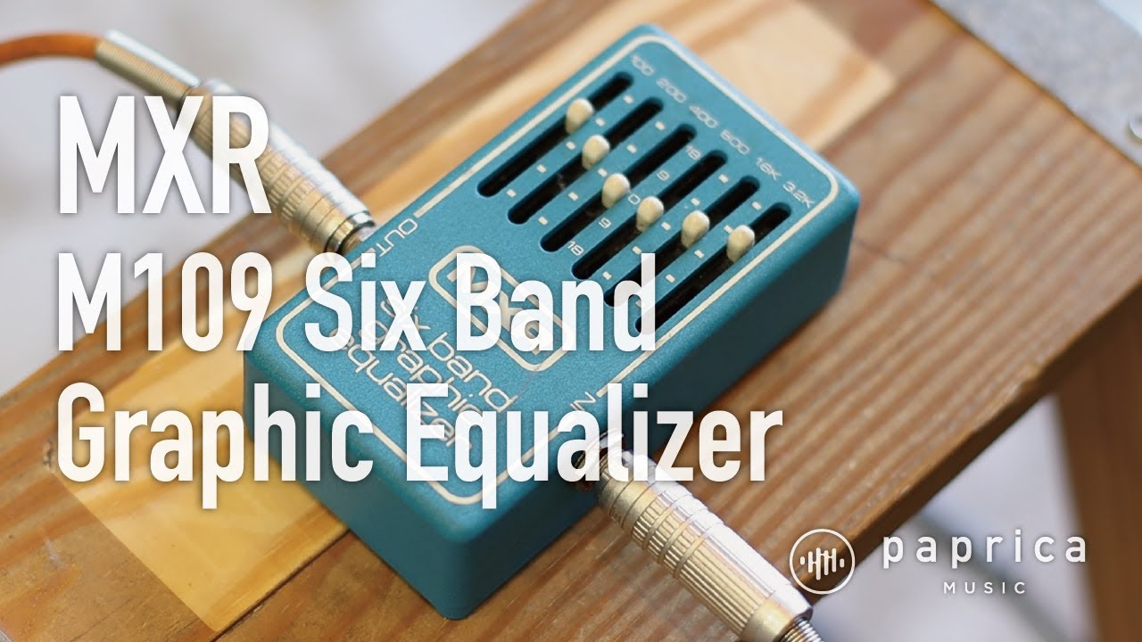 MXR six band eq ブースターを探し中の方にもおすすめ MXR® | SIX BAND