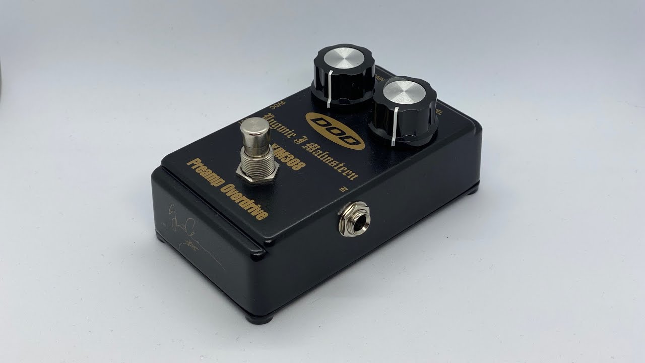 DOD - YJM308 Preamp Overdrive - YouTube