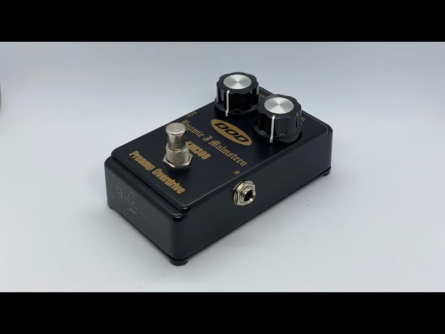 DOD - YJM308 Preamp Overdrive - YouTube