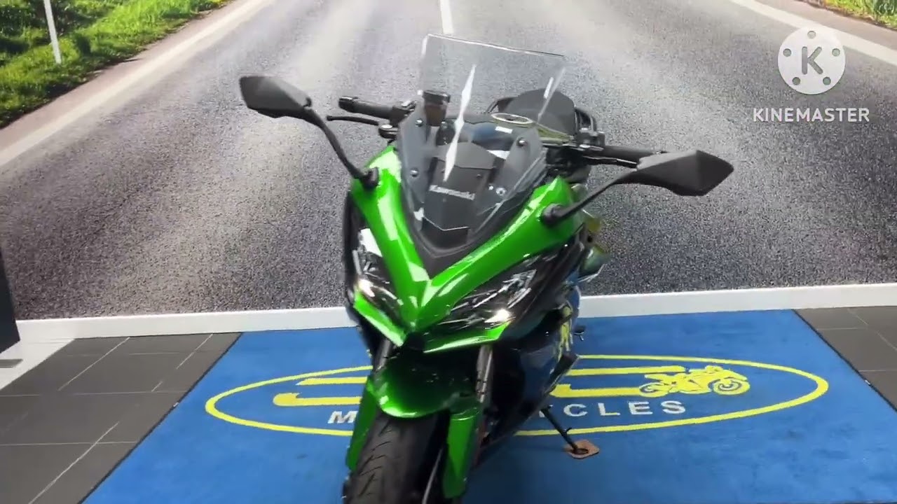 Kawasaki ZX 1002 Knsan Green 2022 - YouTube
