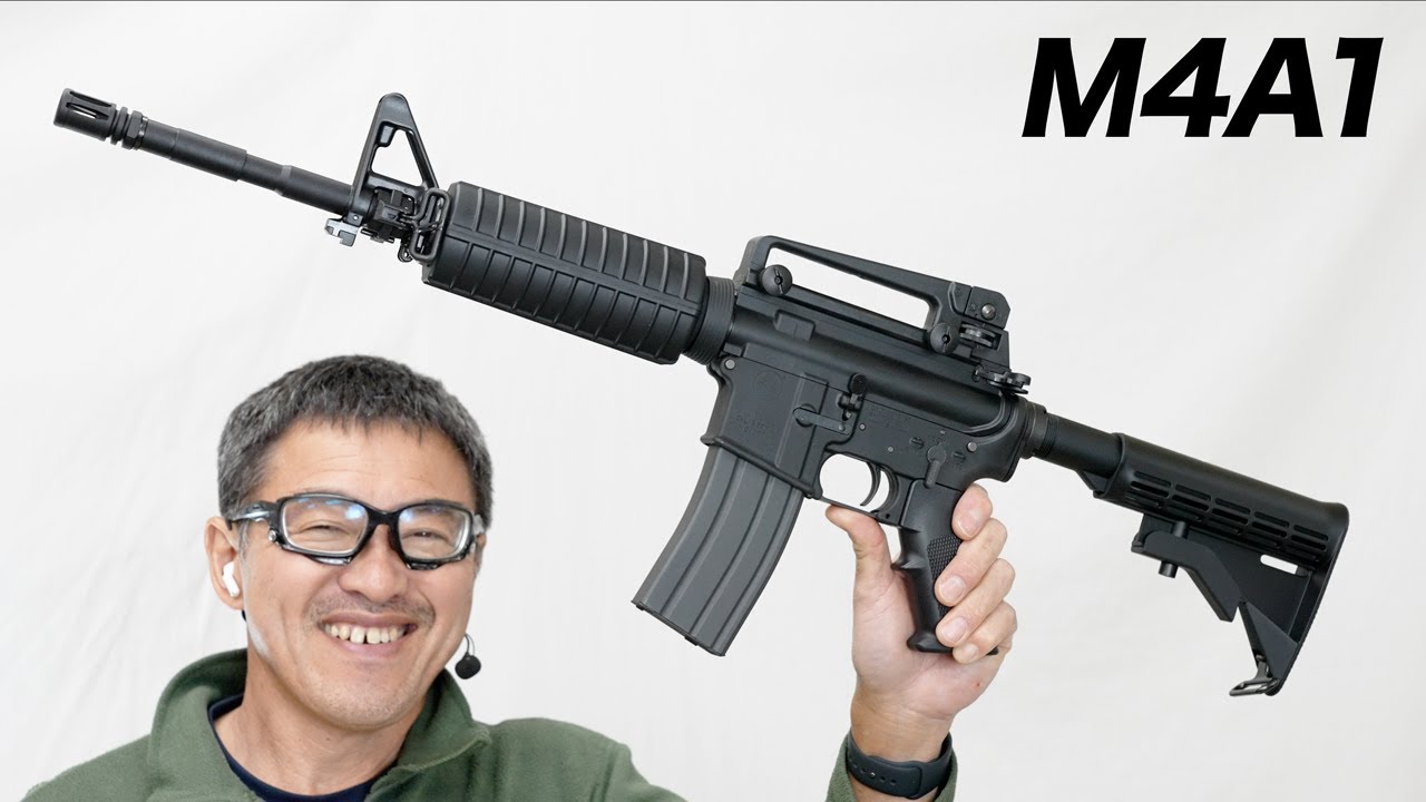 M4A1 ガスブローバックガスガン 東京マルイ エアガンレビュー - YouTube