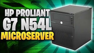HP ProLiant G7 N54L MicroServer Server System Review - YouTube