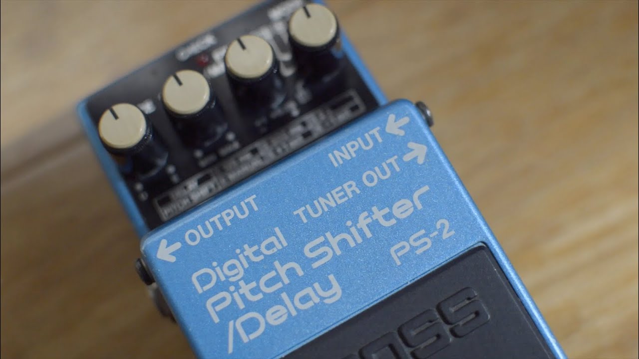 Playing The Boss PS-2 Pitch Shifter Delay (From Mellow To Weird