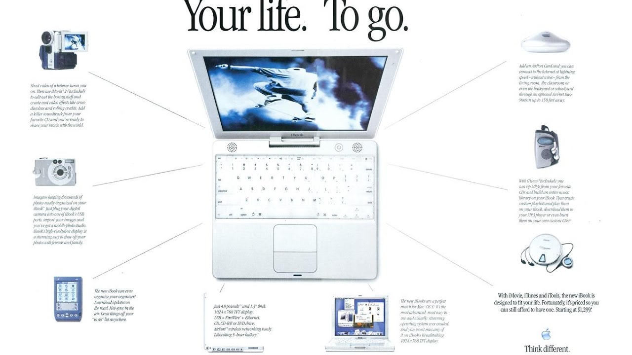Apple ad • iBook 