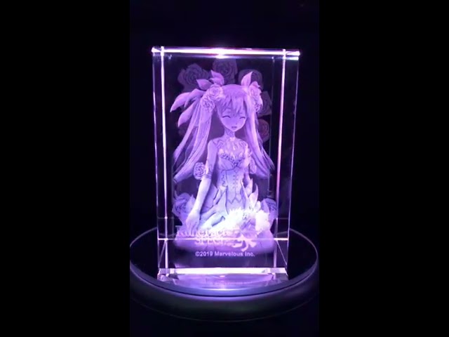 ルーンファクトリー4スペシャル』 3Dクリスタル 「フレイ」 - YouTube