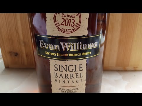 Evan Williams Single Barrel Vintage Bourbon Review - YouTube