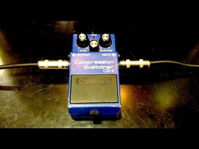 Vintage Boss CS-2 Compressor Sustainer - YouTube