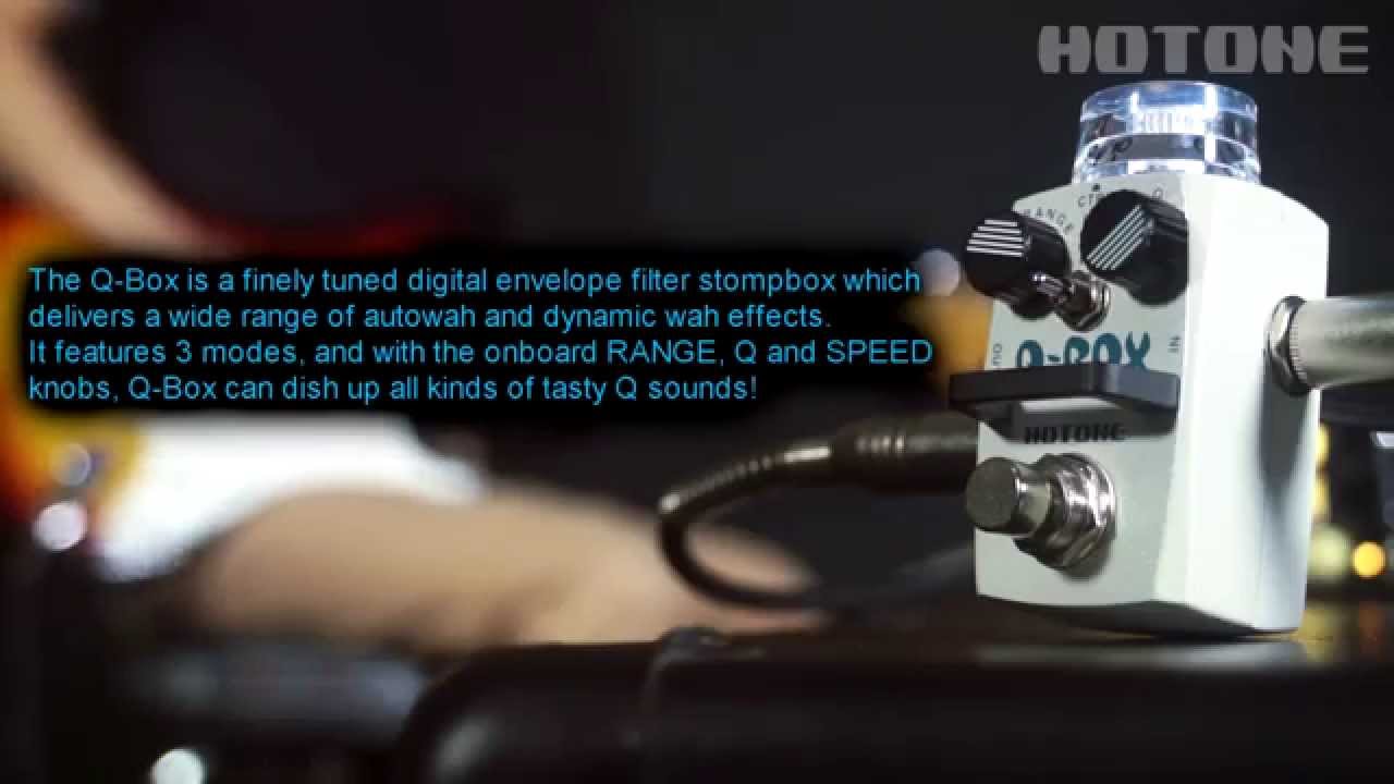 Q-Box] Digital Envelope Filter Pedal Demo - Hotone 