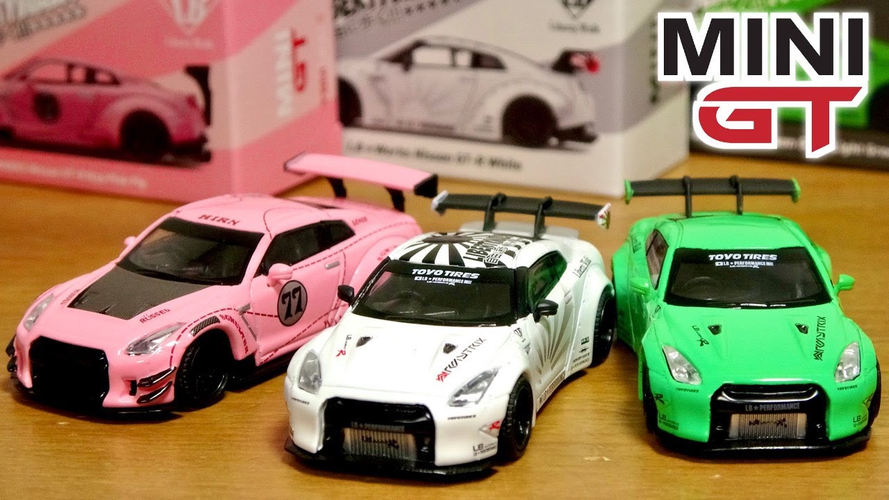 MINI GT Liberty Walk GT-R 3台セット 希少！LBWK リバティーウォーク