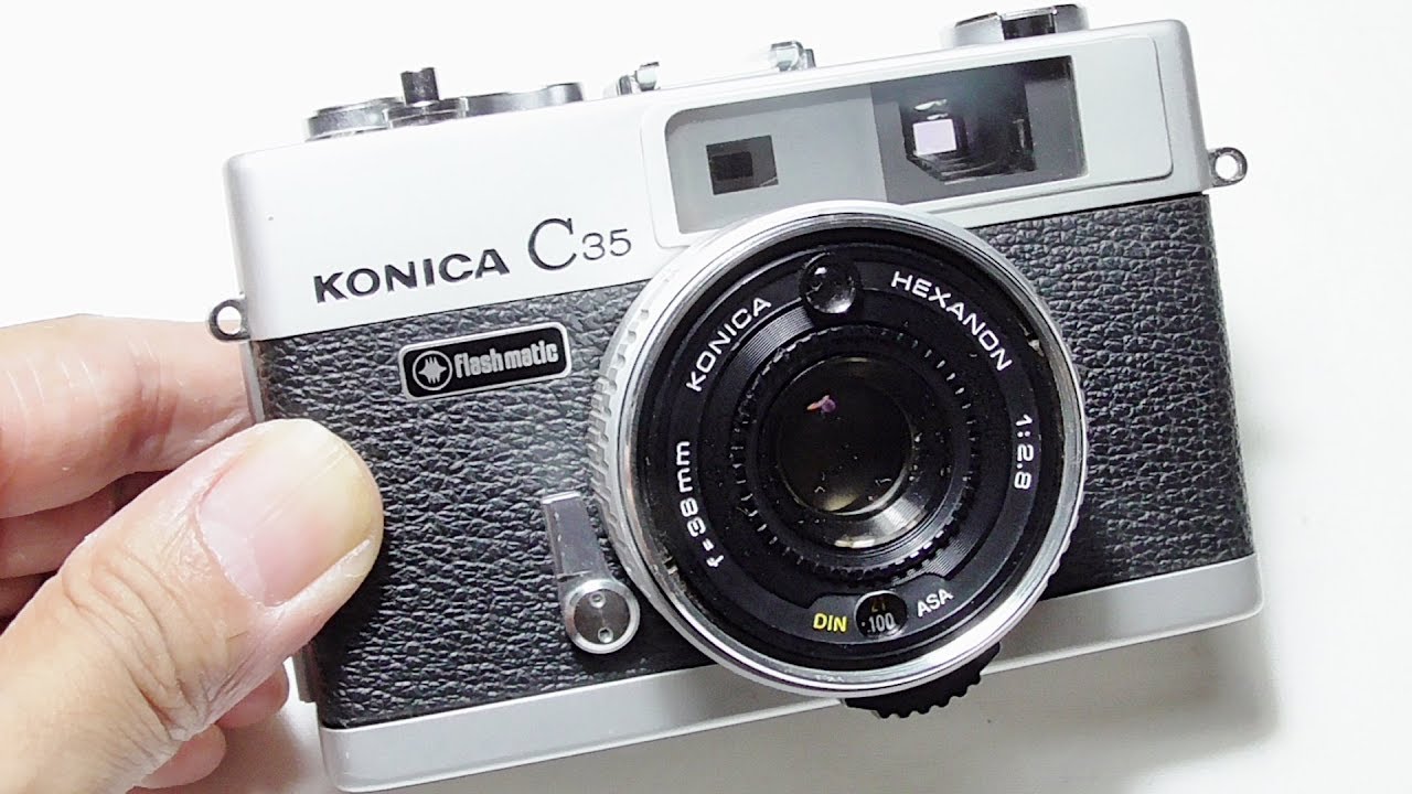 コニカ C35フラッシュマチックの使い方 How to use C35 flashmatic