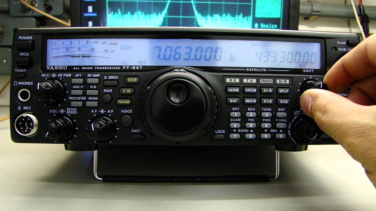 YAESU FT-847M HF/VUオールモード 送受信確認 50w YAESU FT-847M HF/VU