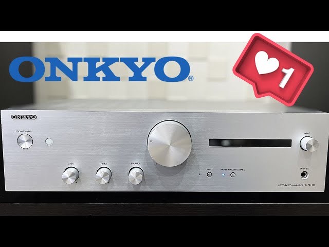 ONKYO A-9110】音源の持つ魅力を再現するステレオアンプ - YouTube