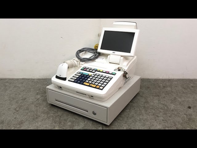 TEC MA-2055 レジスター クリーム色 テックレジスター MA-2055-V2 店名