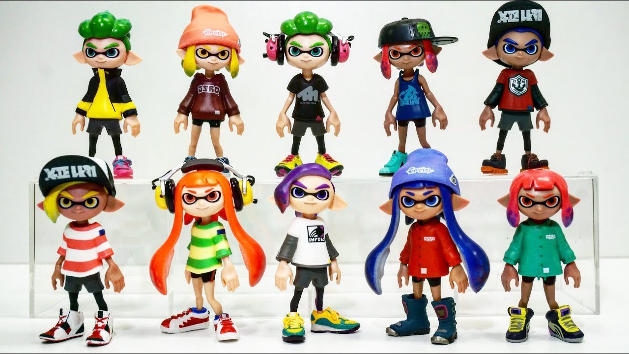 ガールが放送事故⁈ スプラトゥーン2 きせかえギアコレクション2 開封