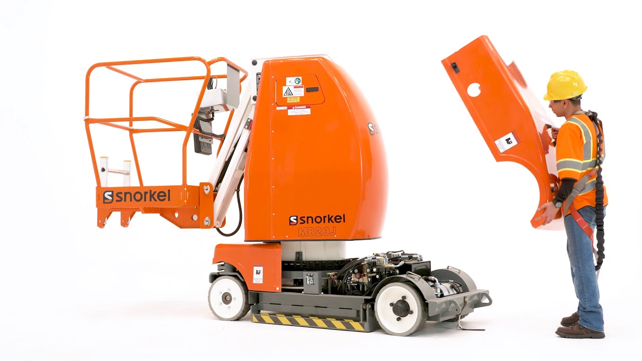 マストブーム式 MB20J/MB26J│自走式ブームリフト｜高所作業車や高所