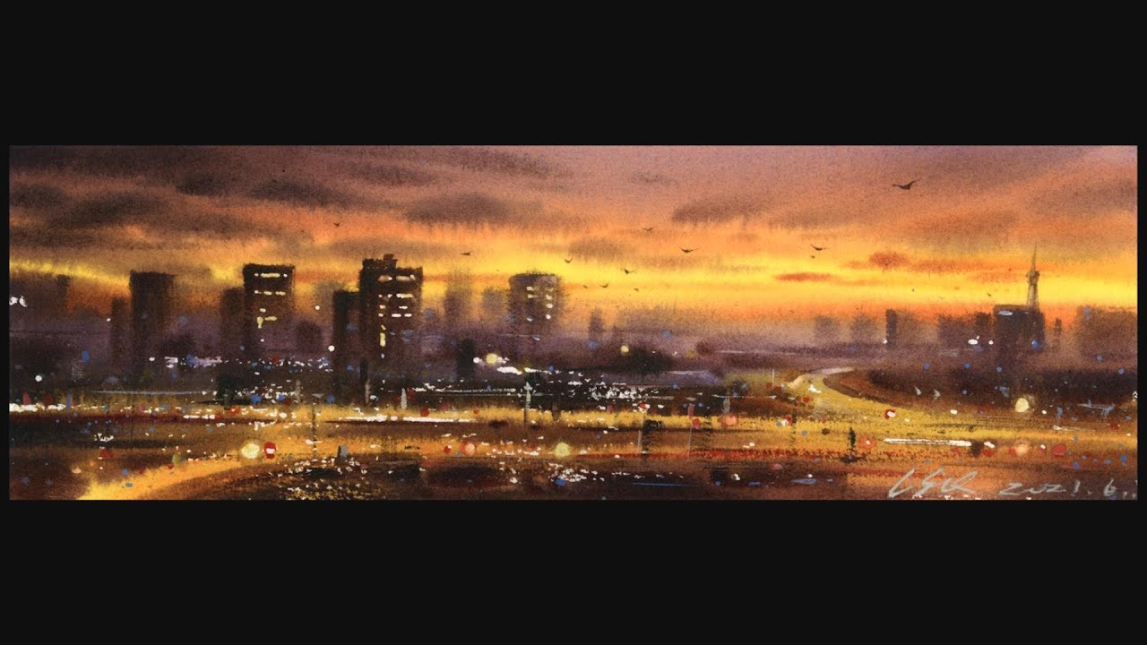 都市の夜景 抽象アート写真 A3サイズ 都市の夜景 抽象アート写真 A3