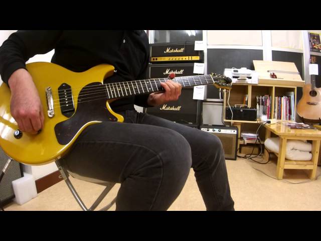 Burny RTV-55 レスポールJr.TVモデル Crunch - YouTube