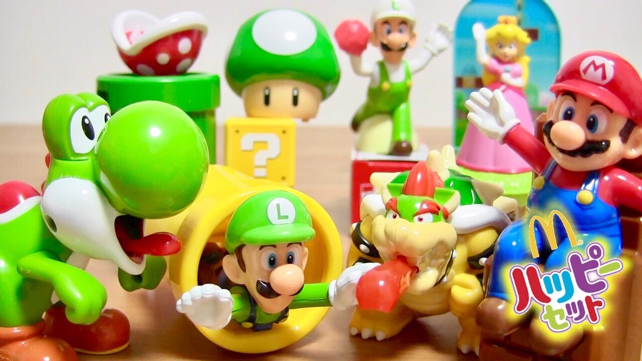 McDonald's Happy set toy Super mario - YouTube