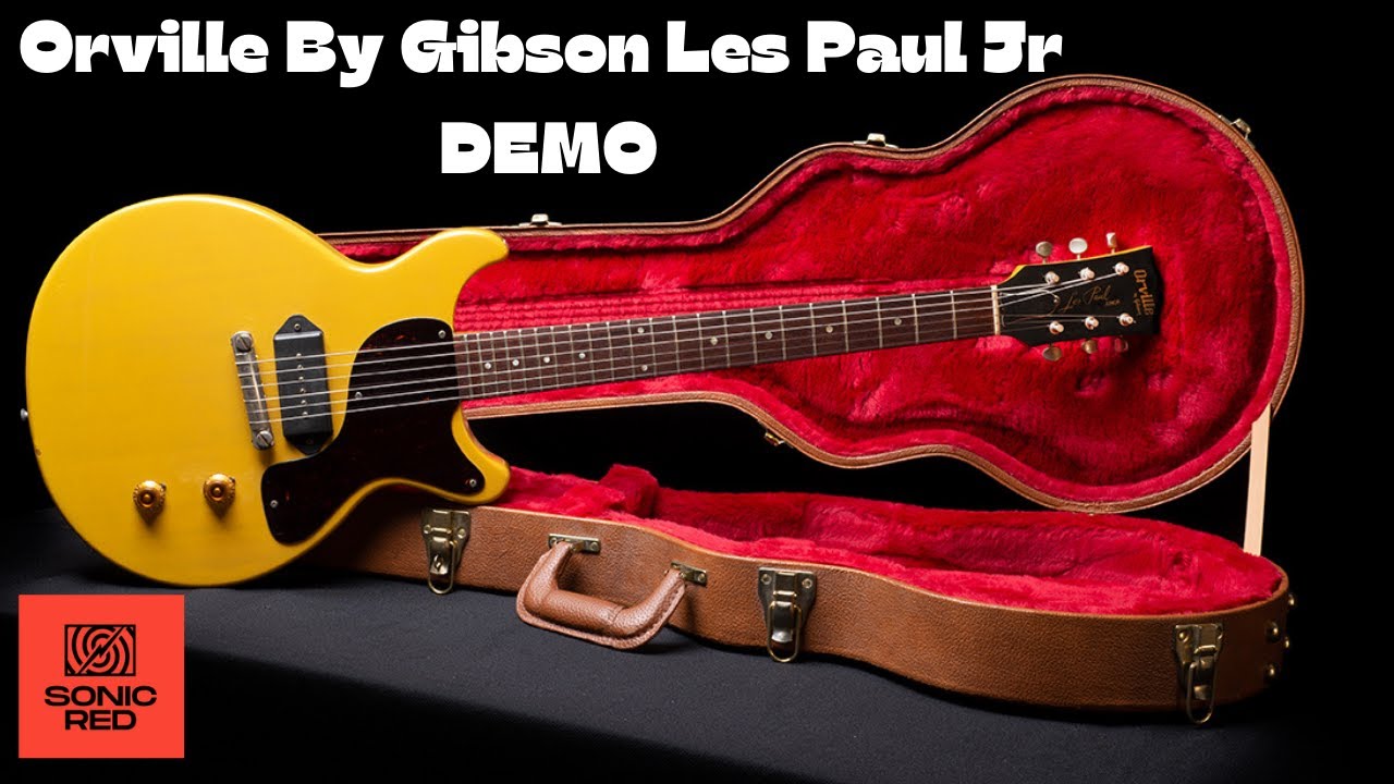 Orville by Gibson Les Paul Junior 1990 - SONIC RED (English