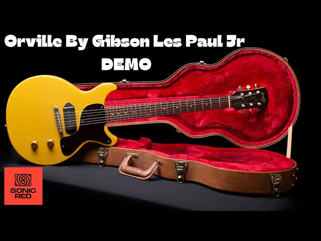 Orville by Gibson Les Paul Junior 1990 - SONIC RED (English