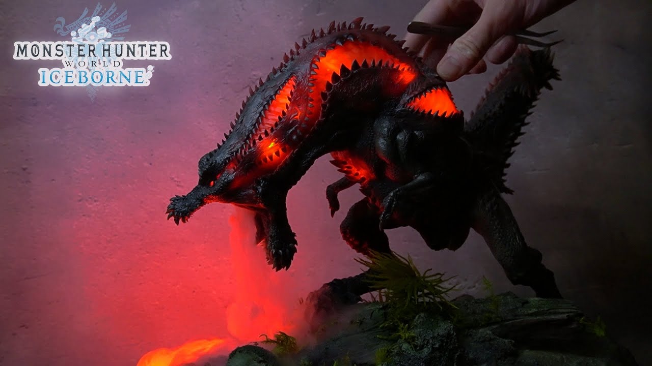 自作イビルジョーノンスケールフィギュア 自作イビルジョーノン