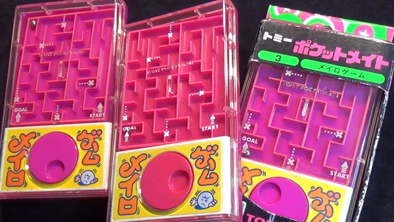 あ*く様 昭和レトロ トミー ポケットメイト 2種 サスケゲーム マーブル