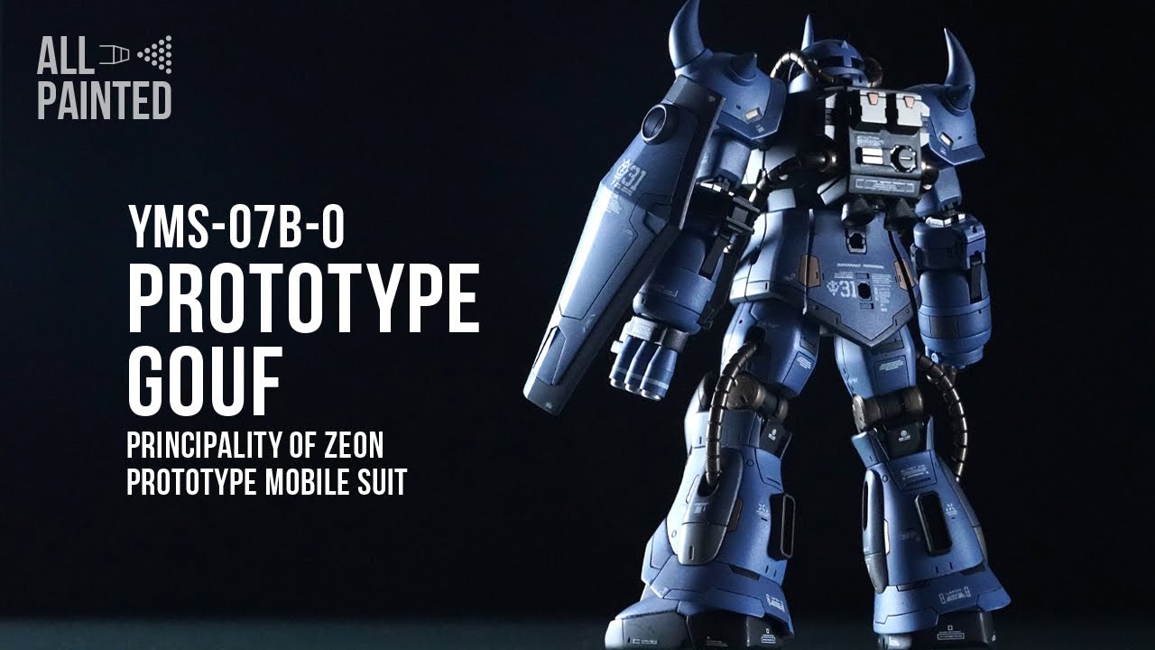 032【ガンプラ全塗装】HG PROTOTYPE GOUF（HGプロトタイプグフ） - YouTube