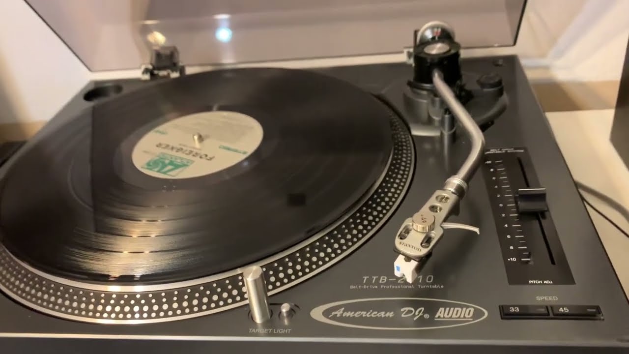 American DJ Audio TTB-2010 turntable record player - YouTube